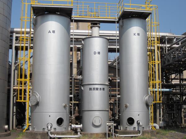 平成22年8月 脱炭酸水槽塗替工事
