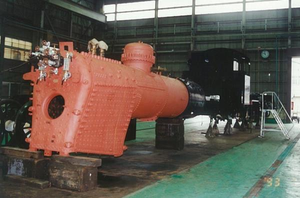 C12型SL塗装 JR大宮工場